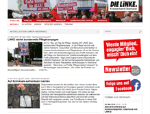 Tablet Screenshot of dielinke-ohv.de